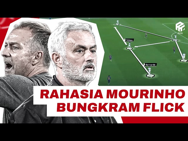 Cara Genius Mourinho Hentikan Dominasi Hansi Flick! Tutup Halfspace & Jebak Press