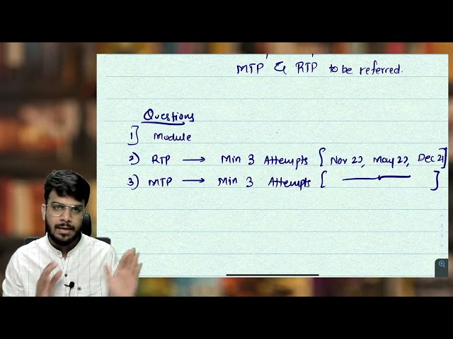 How Many Attempts RTP & MTP to be Referred for Exams | CA Aakash Kandoi
