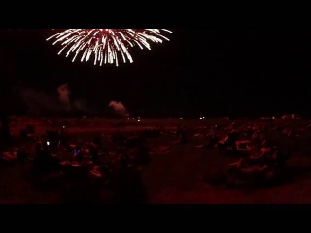 360 Video Fireworks at Milburn Park in Cedar Park Texas