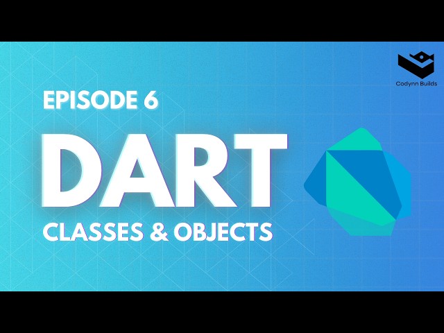 Dart Classes & Objects Simply Explained | Dart Programming for Flutter #6