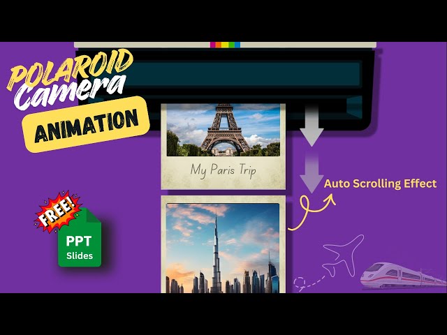 Polaroid Camera Animation Effect in PowerPoint