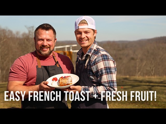 Easy French Toast with my brother Jackson Bates | Rich Custardy No-Fail Recipe!