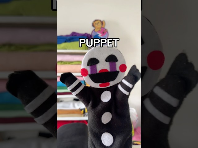 PUPPET #titeres #fnaf2 #puppet #puppetfnaf #colores #colors #manualidades #artesano #entretenimiento