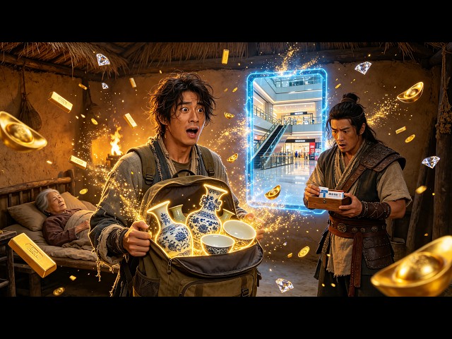 現代玻璃珠換古代古董拍出千萬天價！窮小子為救母還債獲得財神賜予兩界門，化身時空倒爺瘋狂撈錢逆襲翻身！#短劇 #drama #爽劇