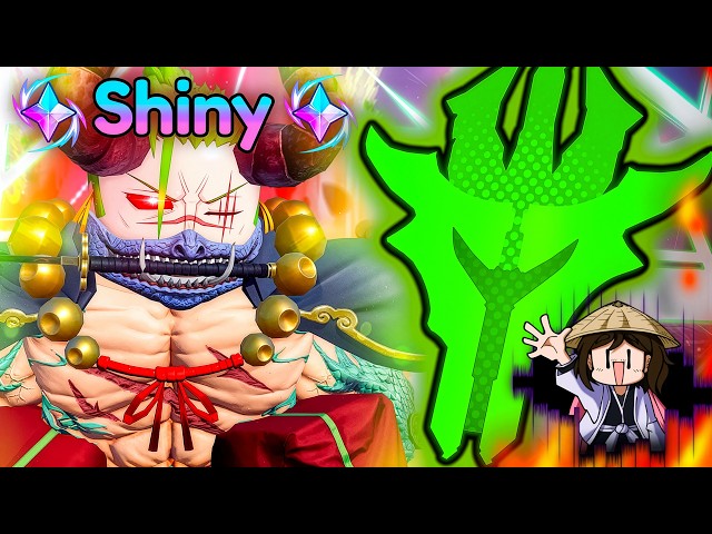 Evolving The NEW 0.1% SHINY MONARCH ZORO In Anime Vanguards Roblox!