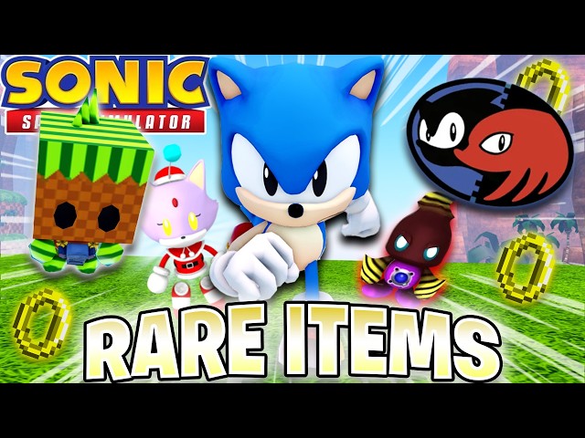 Sonic Speed Simulators RAREST ITEMS..