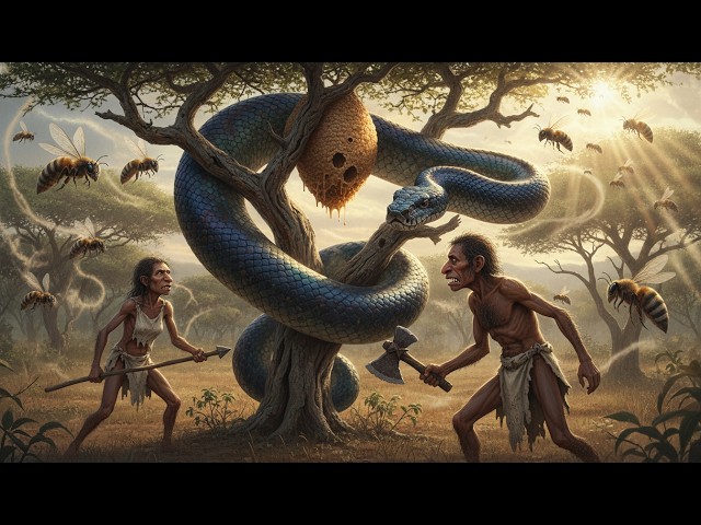 Life 2.1M Years Ago: Homo Habilis vs Bee Ancestors & Giant Python – The Deadliest Encounter