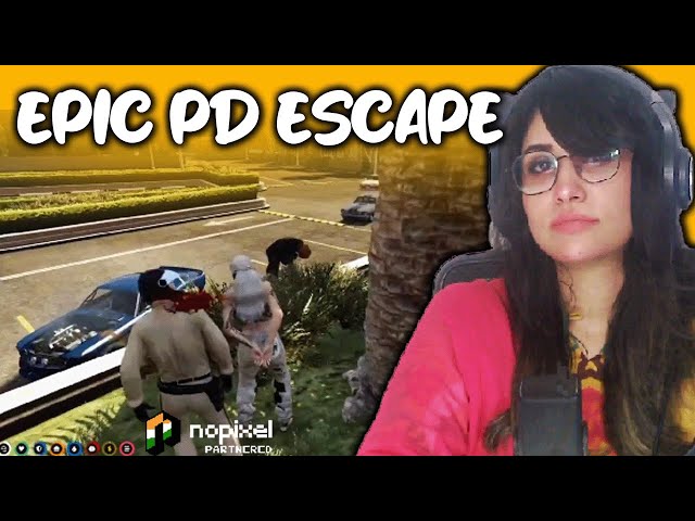 Epic PD Escape Part 1 || GTA V RP ||  NO PIXEL INDIA