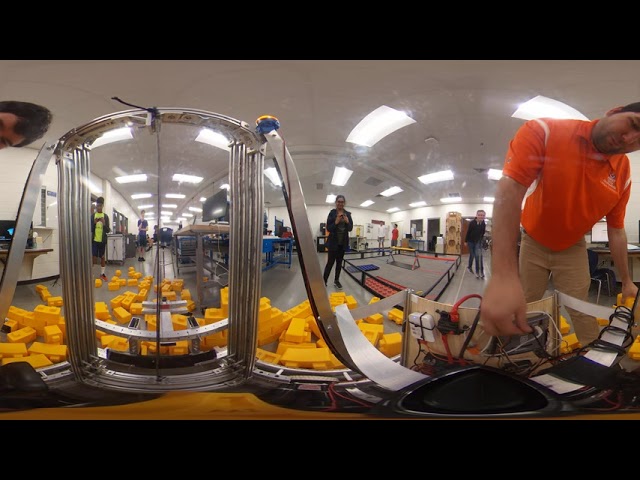 360 VR Alliance Academy Robotics Wall Smash!