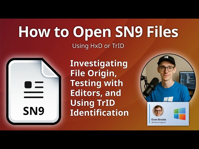 How to Open SN9 Files (Uncommon File Extension)