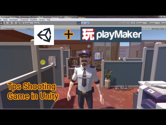 TPS Shooting Game Made with Maya And Playmaker