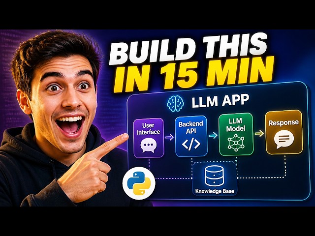 Build an LLM App from Scratch (OpenAI, Python & LangChain)