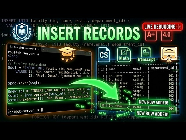 SQL INSERT INTO Faculty Table Explained
