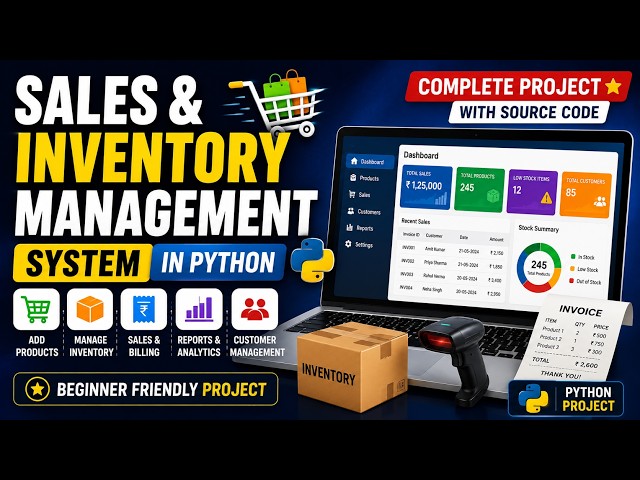 Inventory Management System with Billing in Python | Full Project Tutorial