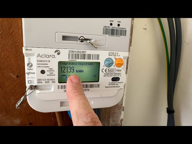 Aclara SGM1411-B | How to get an electricity meter reading