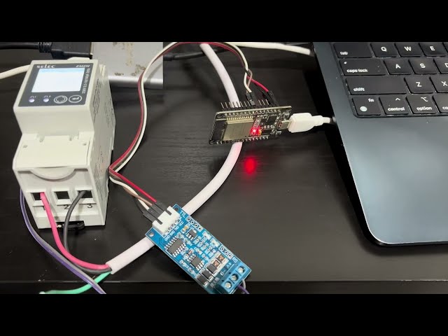 Selec EM2M energy meter ESP32 Modbus Data logging