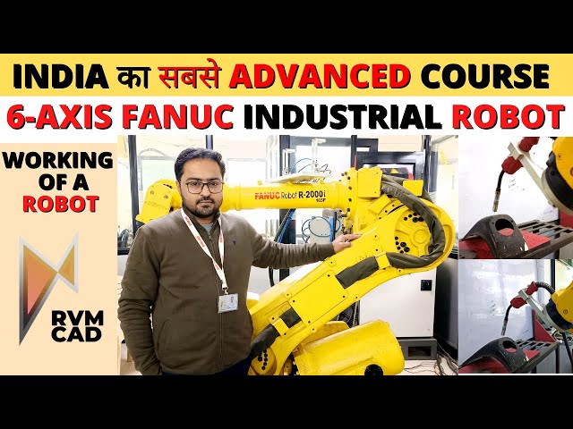 Free Class on Industrial Robot Programming | FANUC 6-Axis Industrial Robot | RVM CAD