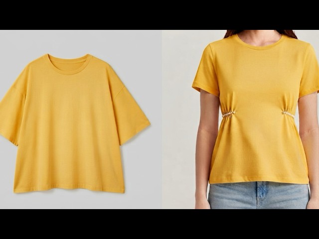 💥 Don't Throw Away Baggy T-Shirts! Try These 3 Smart Fitting Hacks