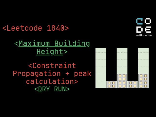 leetcode 1840 |Maximum Building Height | Leetcode POTD | Math | Sorting| DSA