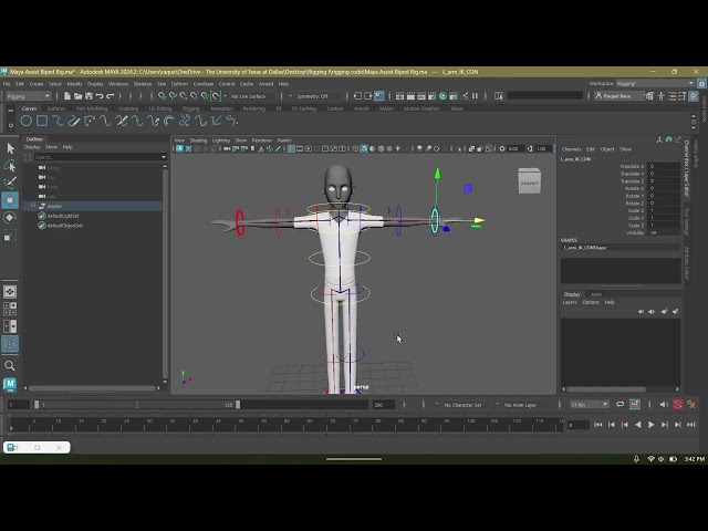 Python Tool: maya-assist-biped-rig