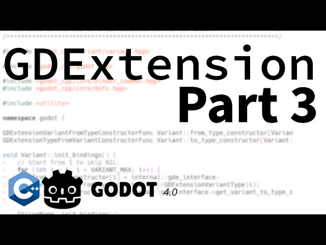 Build your first GDExtension project with scons - part 3