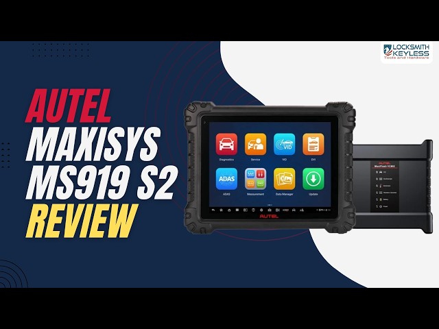 Autel MaxiSys MS919S2 Review: Built-In Oscilloscope & Topology Mapping Explained