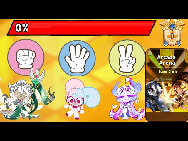 THE SECRET ROCK, PAPER & SCISSORS Team for Arcade Arena Season 4 Grandmaster 1 Rank