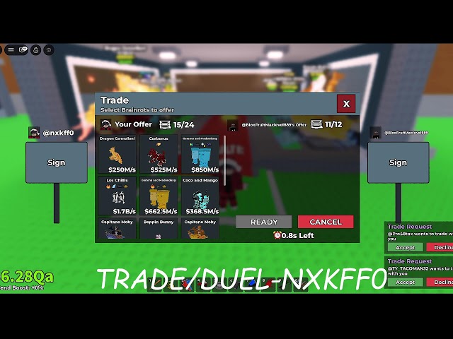 🔴 LIVE Roblox Steal Brainrot 🔥 Trade + Duel + PvP Battles | GoodTk