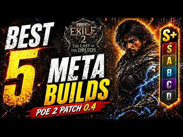 BEST 5 META BUILDS IN POE 2 PATCH 0.4 | S-TIER DOMINATION