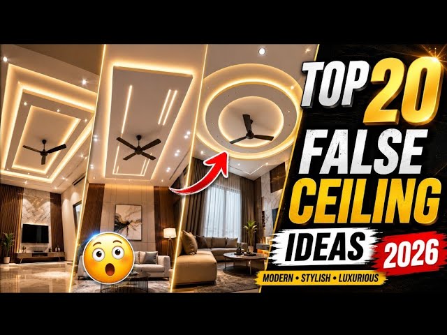 Best False Ceiling Design Ideas 2026 | Modern POP Ceiling Trends #falseceiling #trending #popdesing 