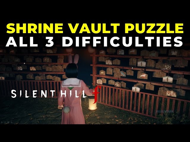 Shrine Vault Puzzle - All 3 Difficulty Solutions  | Silent Hill f