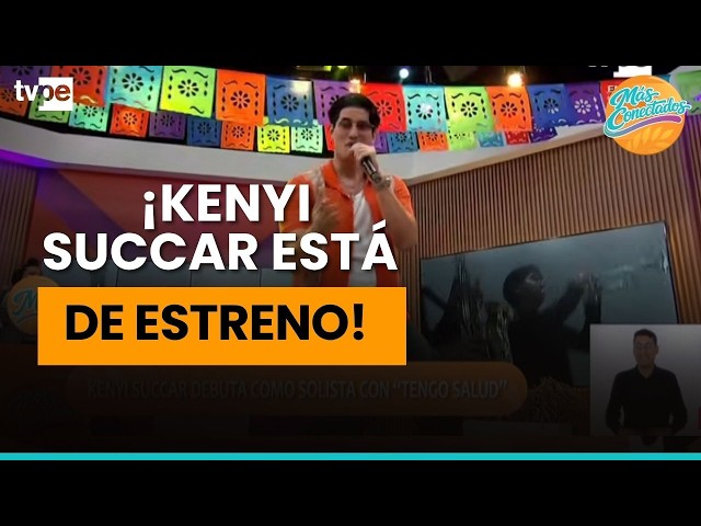 Kenji Succar presents his new song on "Más conectados" 🎶🔥