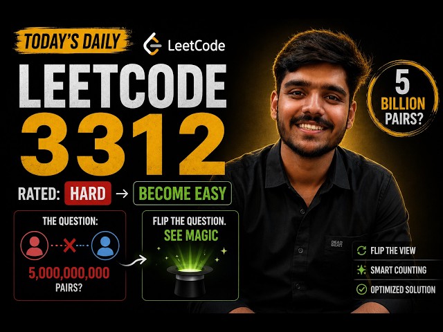 LeetCode Daily 3312 - Sorted GCD Pair Queries | 5 Billion Pairs? Flip the Question Instead | Java