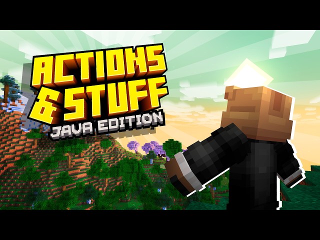 I made Actions & Stuff in Minecraft Java 🐸✨
