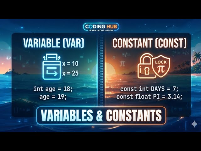 Variables and constant in c programming 