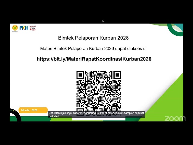 Bimtek Pelaporan Kurban