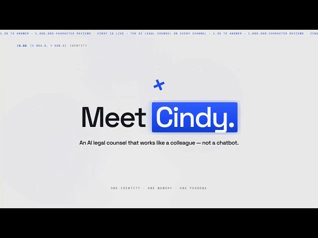 Project Cindy: We Gave an AI Lawyer a Phone Number, WhatsApp, and a Seat in Meetings - Intro