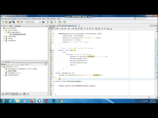 Java the complete Reference Ninth Edition (Chapter 17) Example (17) Thread Group