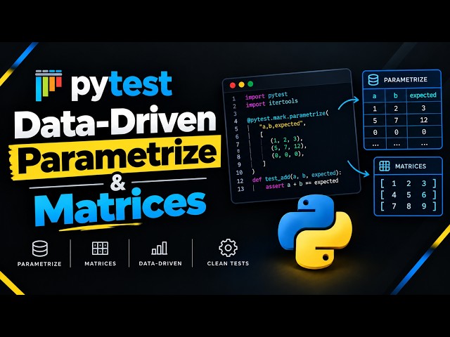 1 Test Runs 100 Scenarios: Pytest Parametrize Guide (Episode 5)