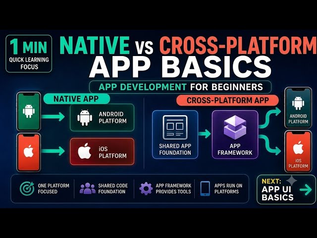 Native vs Cross-Platform Apps Explained | App Development for Beginners