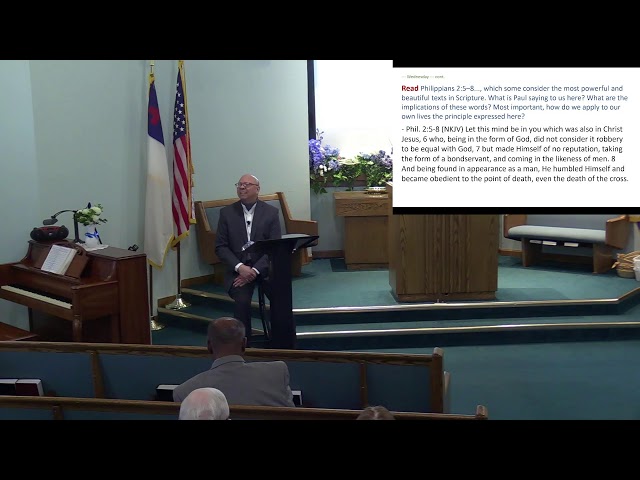 Sabbath School: Unity Through Humility - Elder Chris Lampkins 1/24/26
