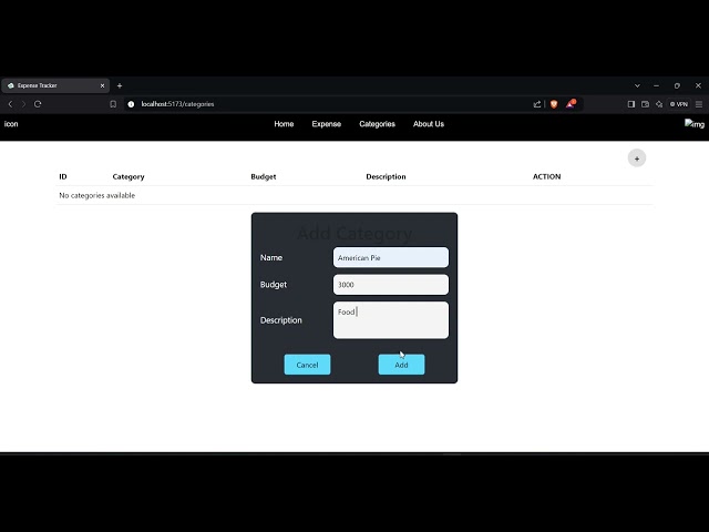 React full stack project | Expense Tracker | Java + React Full stack project