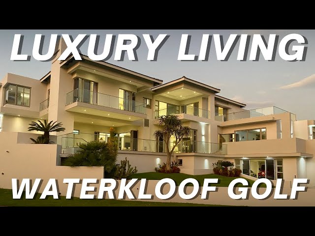 Inside STUNNING ULTRA-MODERN HOME in Waterkloof Golf Estate