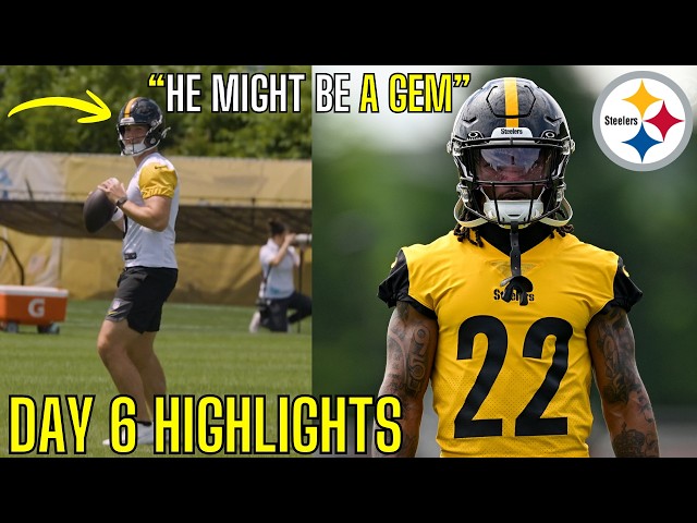 The Pittsburgh Steelers Day 6 OTAs Highlights Look COMPLETELY UNREAL... | Day 6 Steelers News |