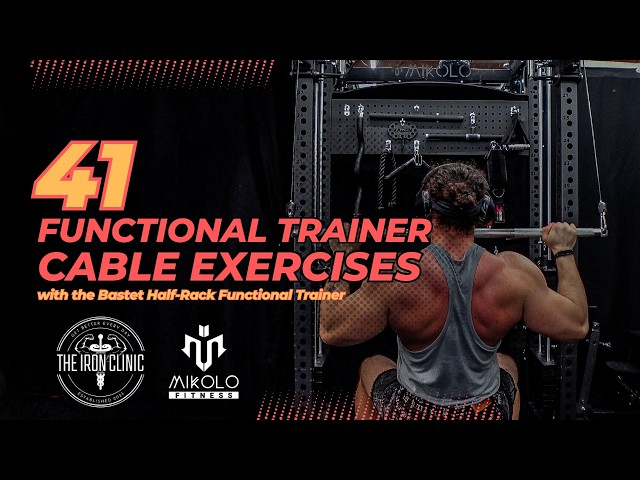The BEST Functional Trainer Exercises For Your Home Gym Workouts 💥 Featuring Mikolo Fitness