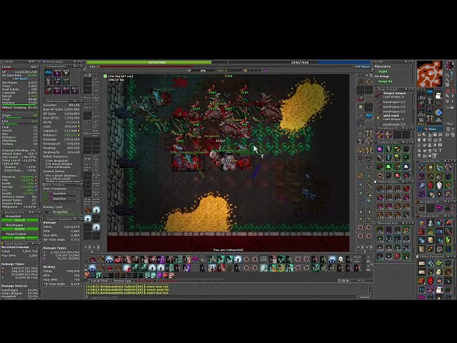 Tibia 690+ Monk Nimmersatt test VOH + Chain + Spiritual Outburst T2 - [3]
