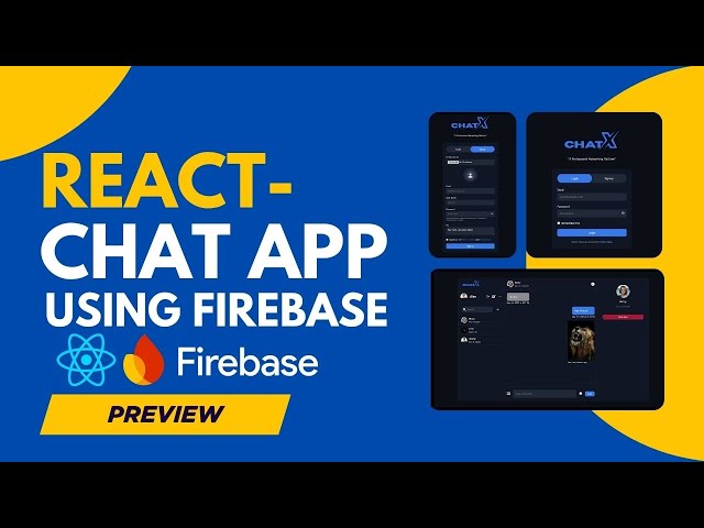 React-Chat-App 2025 using Firebase (Preview)