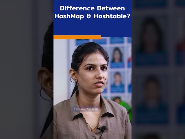 Java Interview Question |  Difference Between HashMap and Hashtable? | #shorts #kiransir