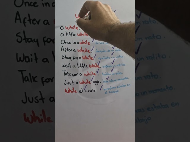 El SECRETO de WHILE que nadie te explicó en clase #ENGLISH #GRAMMAR