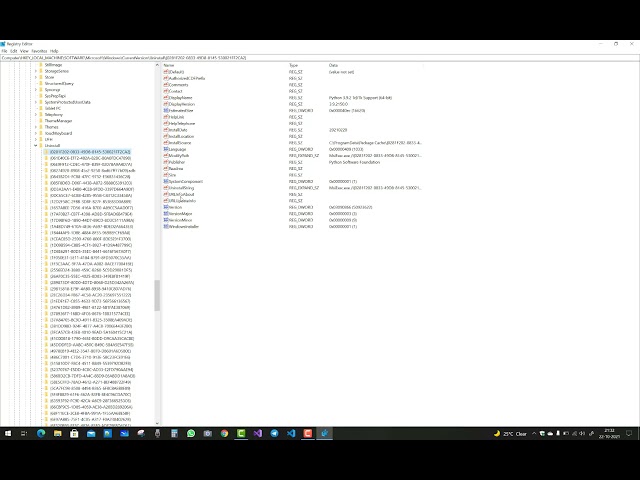 Uninstall Program using Window Registry | Remove Program